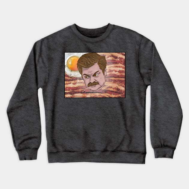 Swanson 'Merica Crewneck Sweatshirt by PropCulture